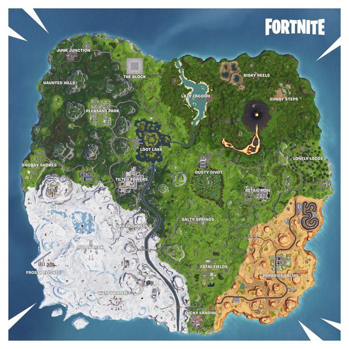 fortnite season 8 battle pass patch downtime map changes theme and everything we know pc gamer - fortnite free vending machine locations map season 8
