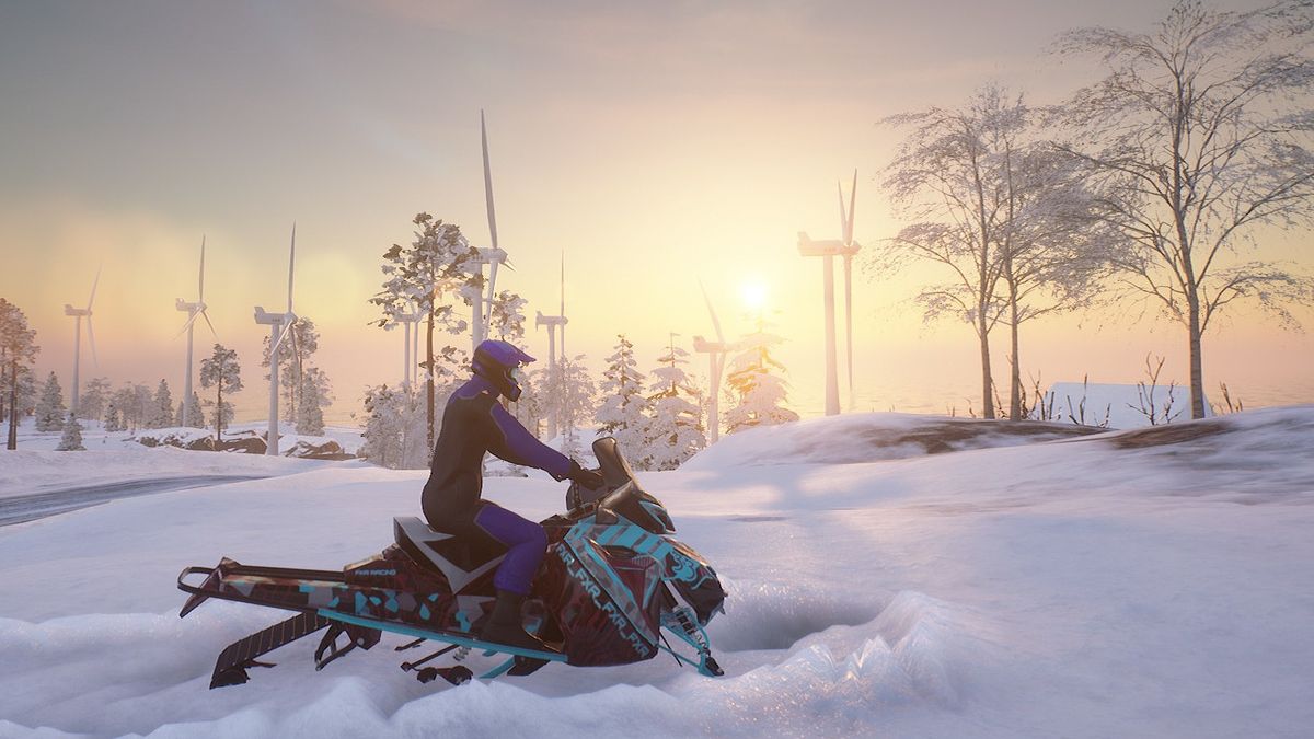 You should take this free open world snowmobiling game for a spin | PC Gamer