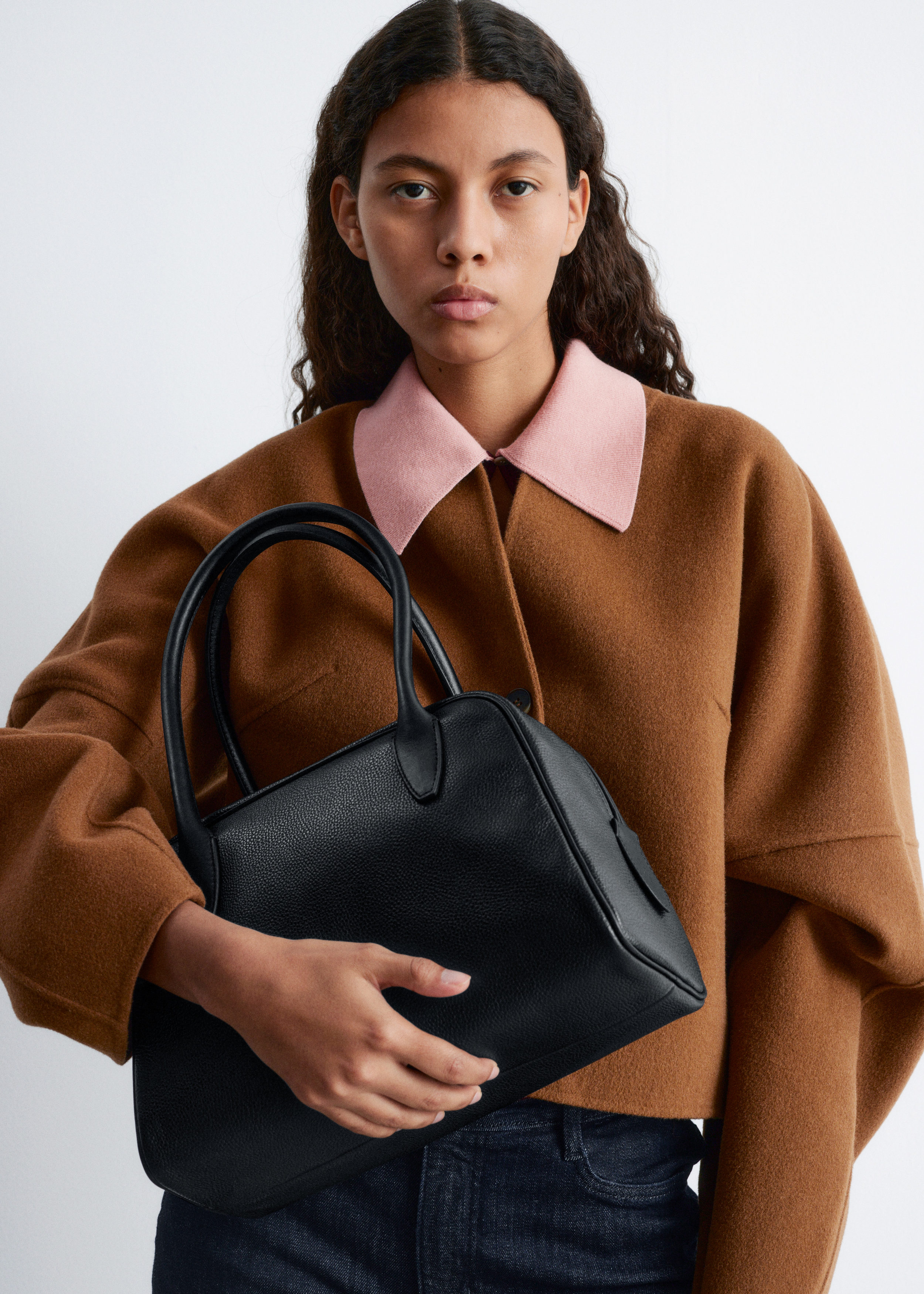 Leather Bowling Bag
