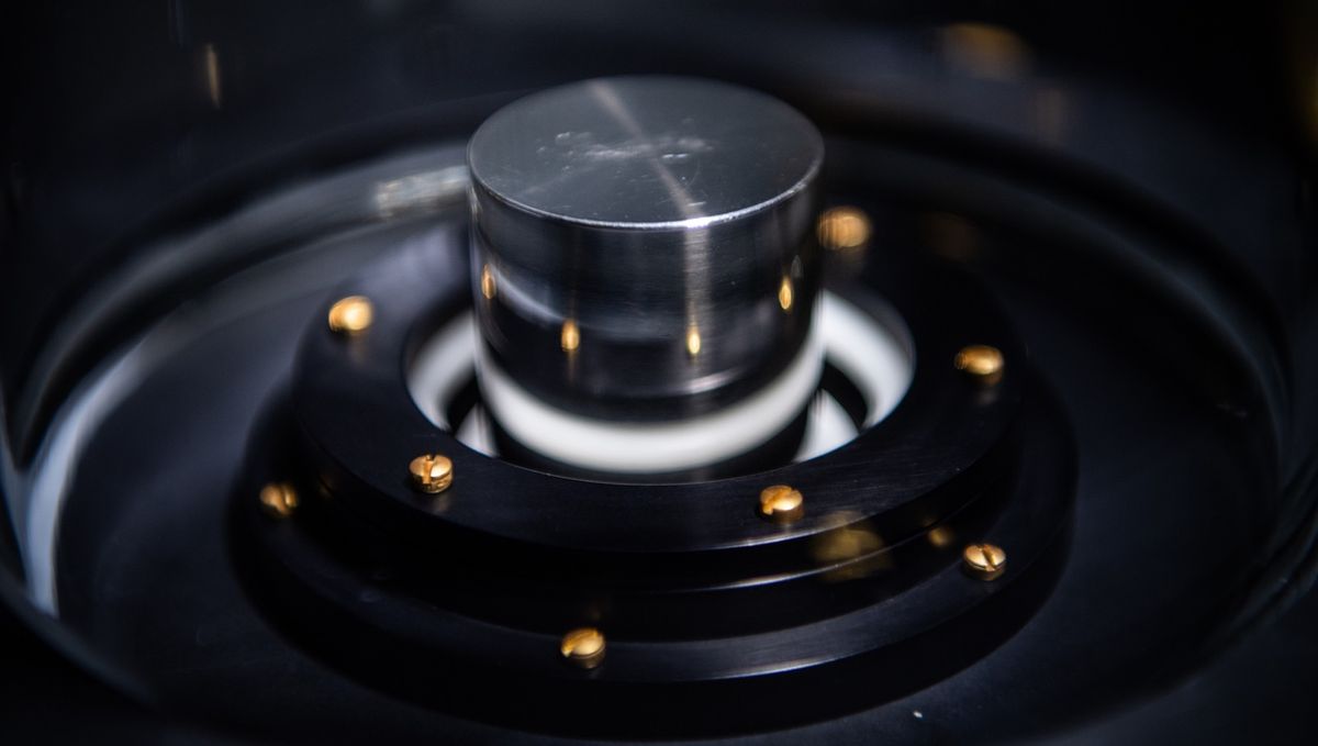 The U.S. national kilogram, created in 1879.