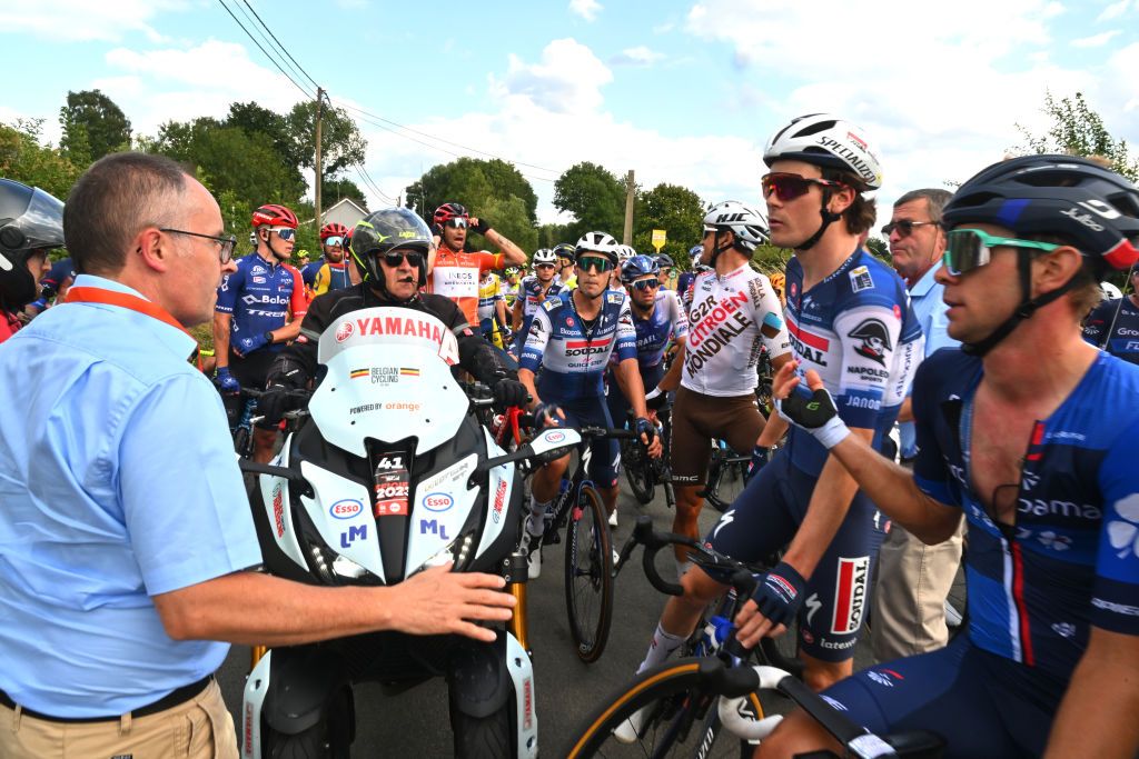The Tour de Wallonie was stopped after the riders went the wrong way