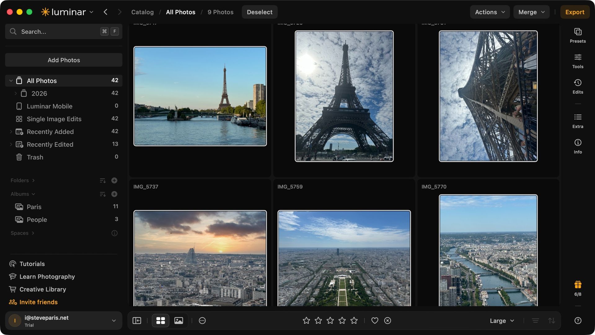Testing out Skylum Luminar Neo on a MacBook