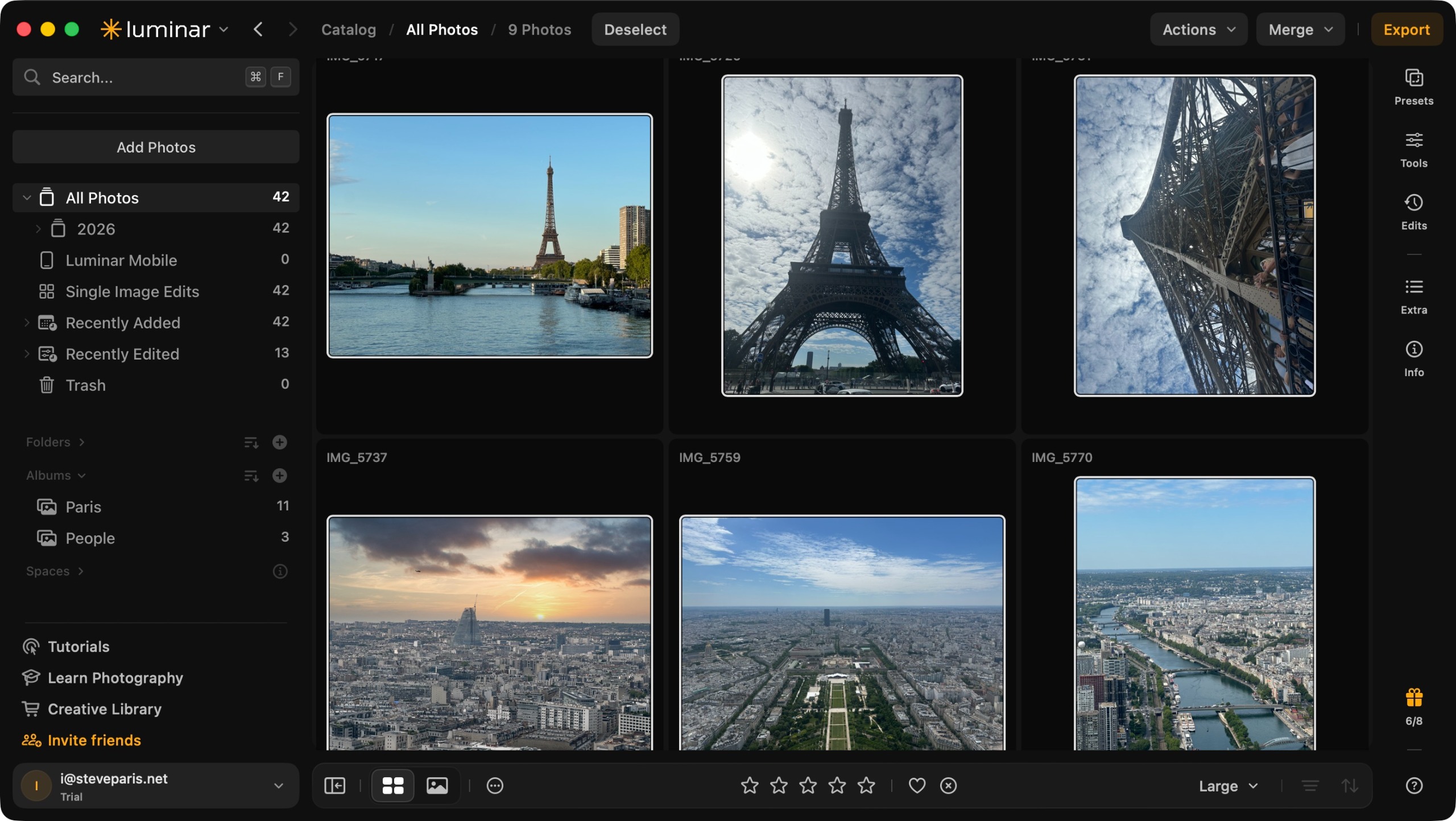 Testing out Skylum Luminar Neo on a MacBook