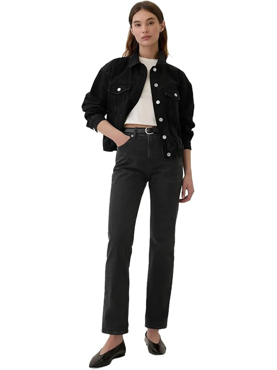 Gap, High Rise 90s Straight Fit Denim Jeans