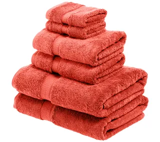 Superior Madison Egyptian Cotton Pile Plush 6-Piece Towel Set