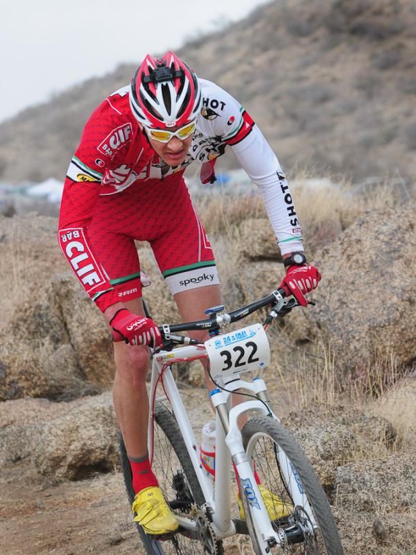 Brady Kappius (Clif Bar) was racing on a duo team with his father
