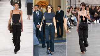 celebrities wearing all Black Outfits 2023