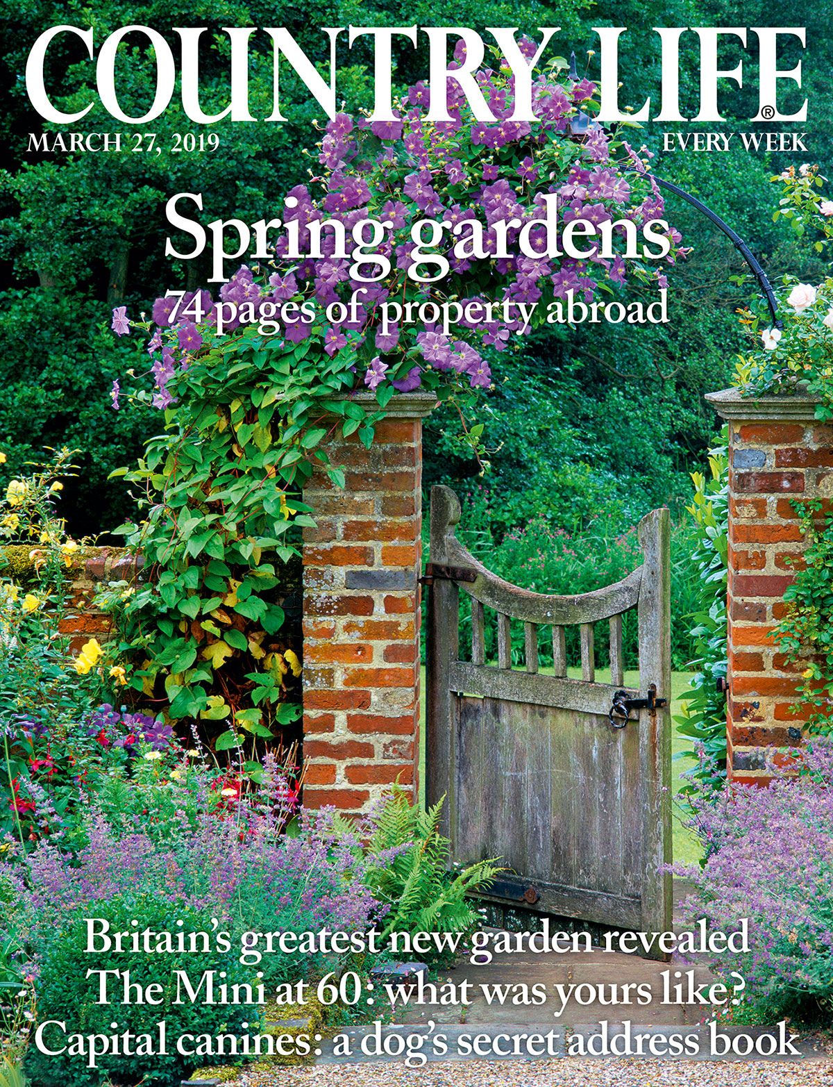 Country Life cover March 27 2019