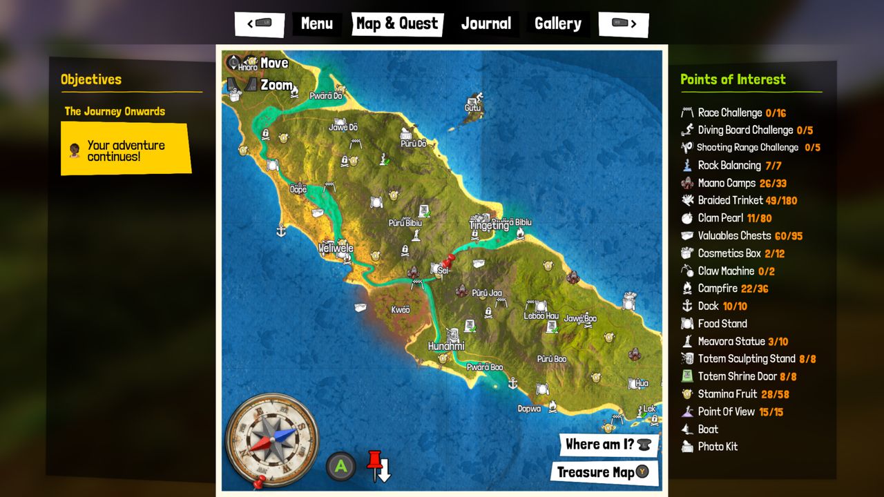 Tchia treasure map