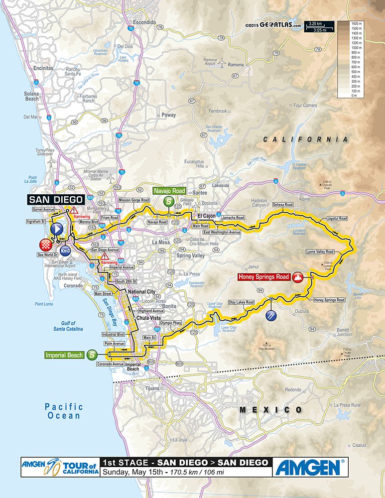 Stage 1 of the 2016 Tour of California