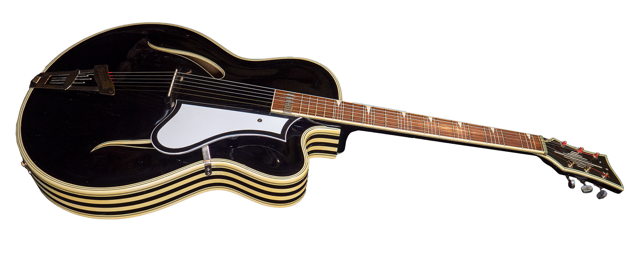 A 1950s example of the work of Heinz Seifert (1923-2002) a highly regarded East German luthier. The single pickup is set into the neck