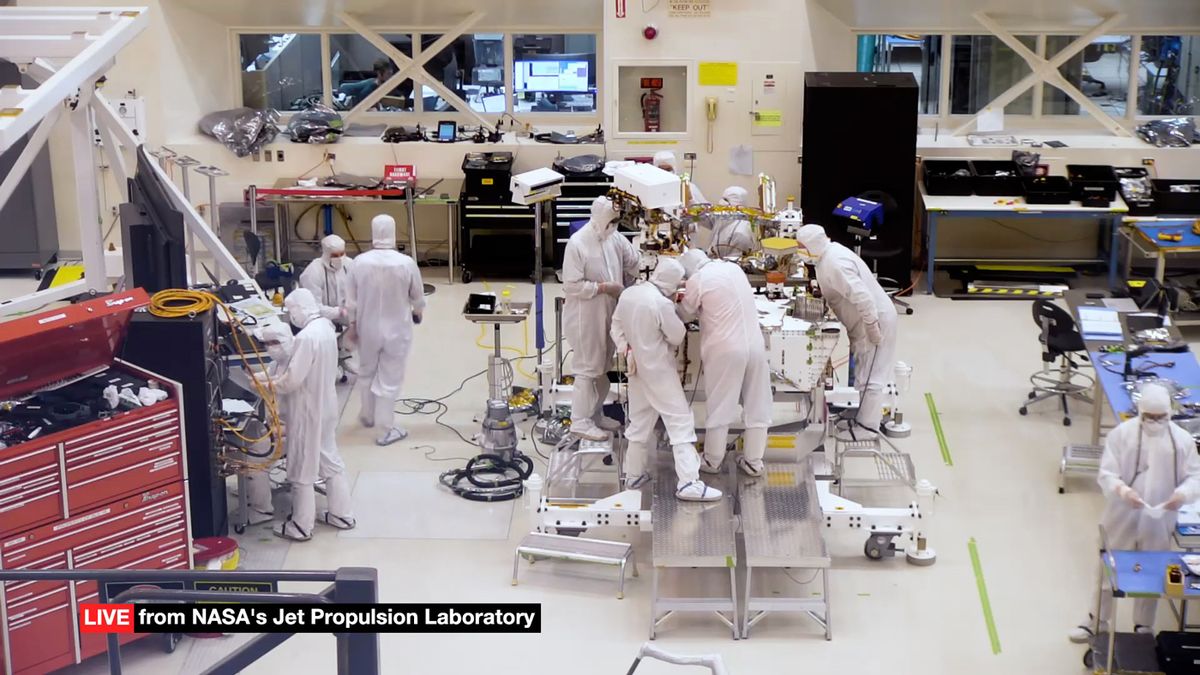 You Can Watch NASA's Build Its Mars 2020 Rover Live Online