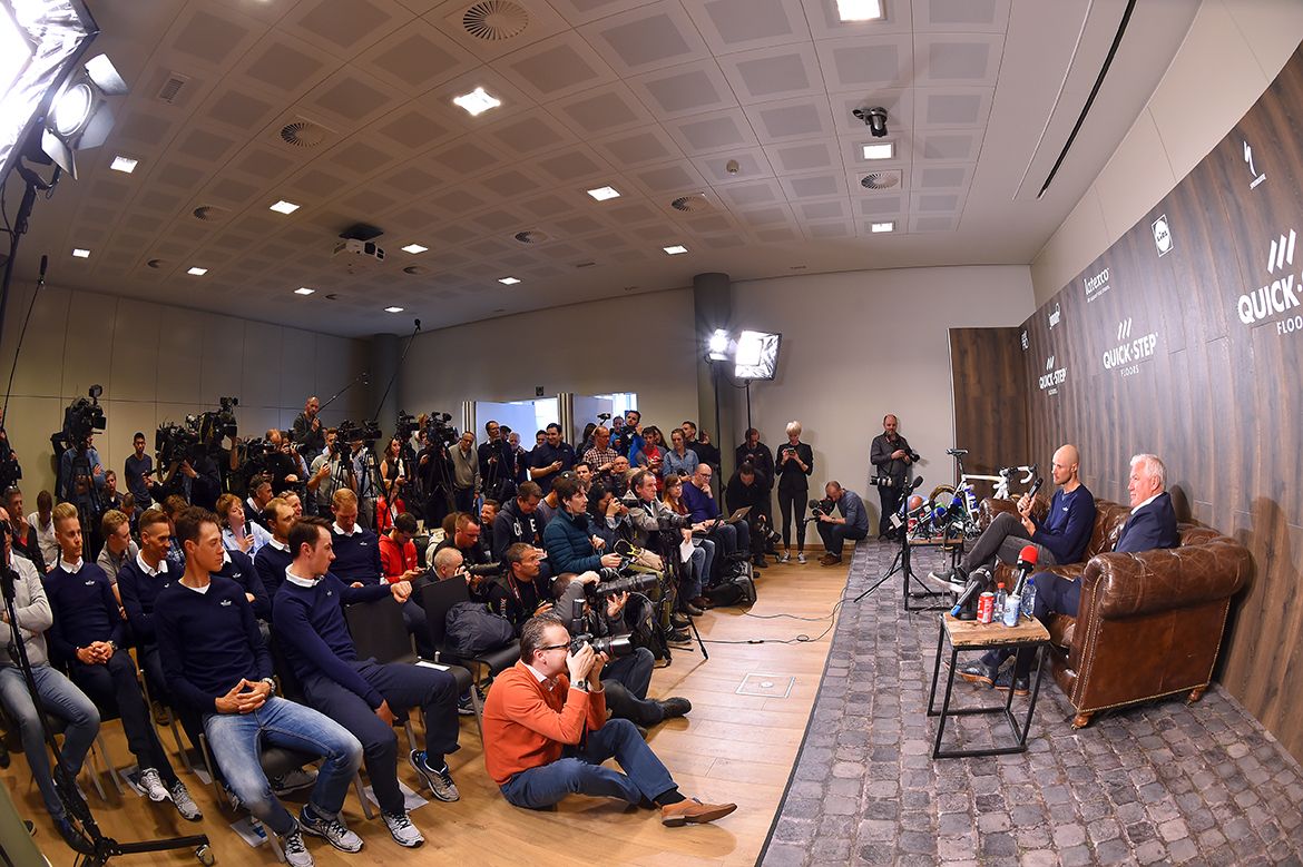 Tom Boonen's pre-Paris-Roubaix press conference