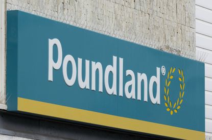 Poundland slammed birthday banner