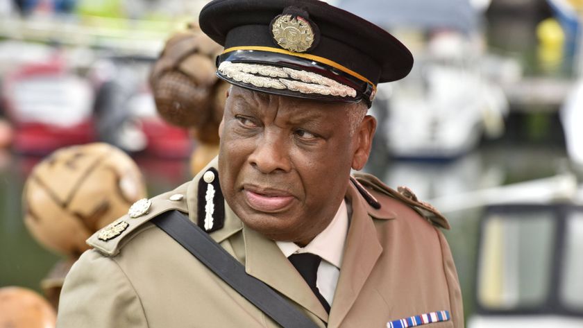 The Commissioner (Don Warrington) in Death in Paradise