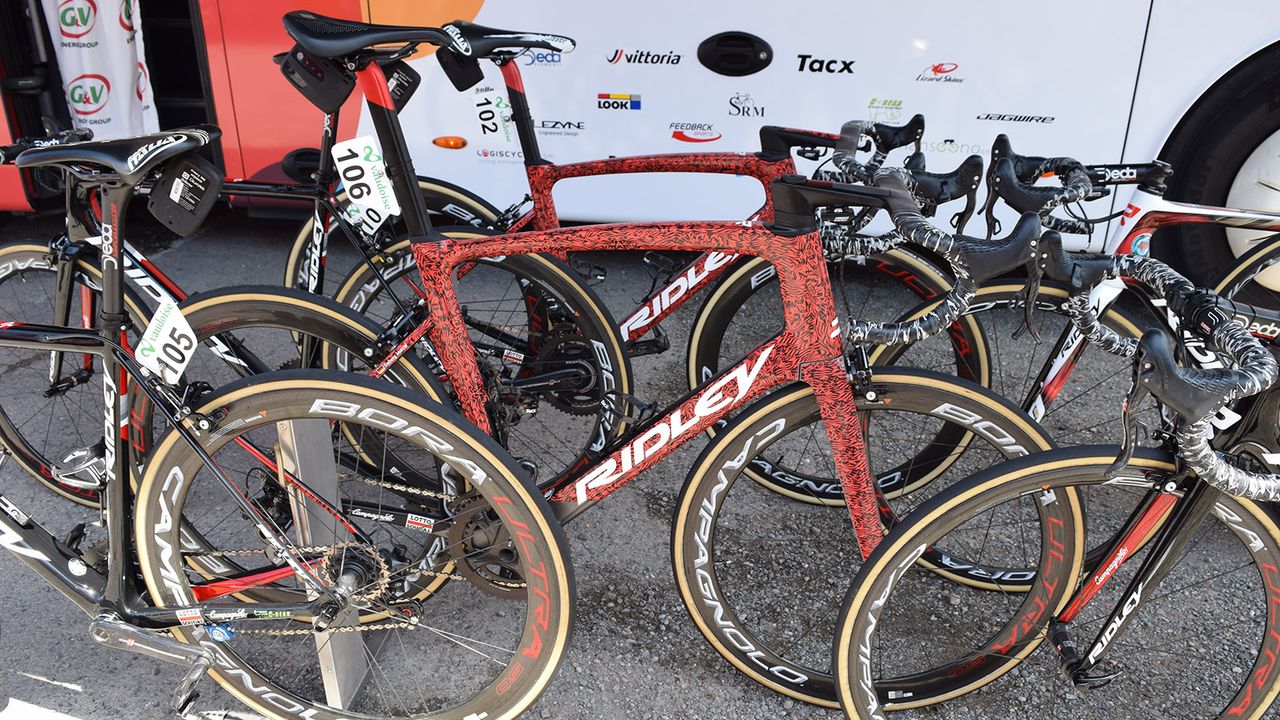 Marcel Sieberg and Andre Greipel raced on the bikes for stage 2 of the race