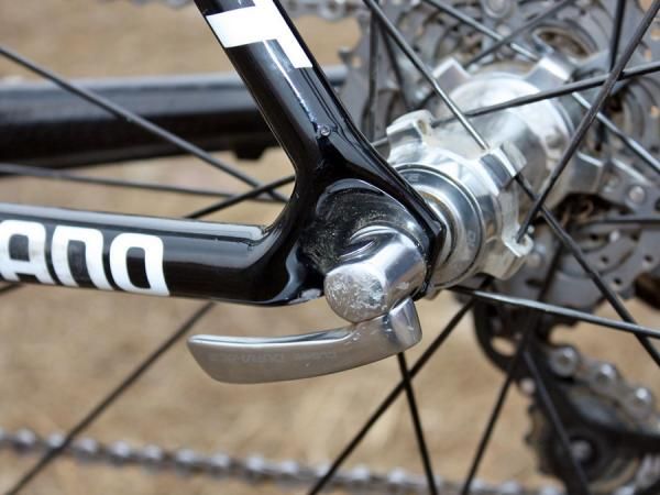 Despite the smooth look, the dropouts on the TCX Advanced SL are alloy for greater durability.
