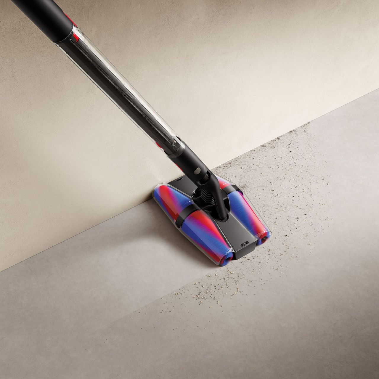 Dyson PencilVac cleaning grey floors