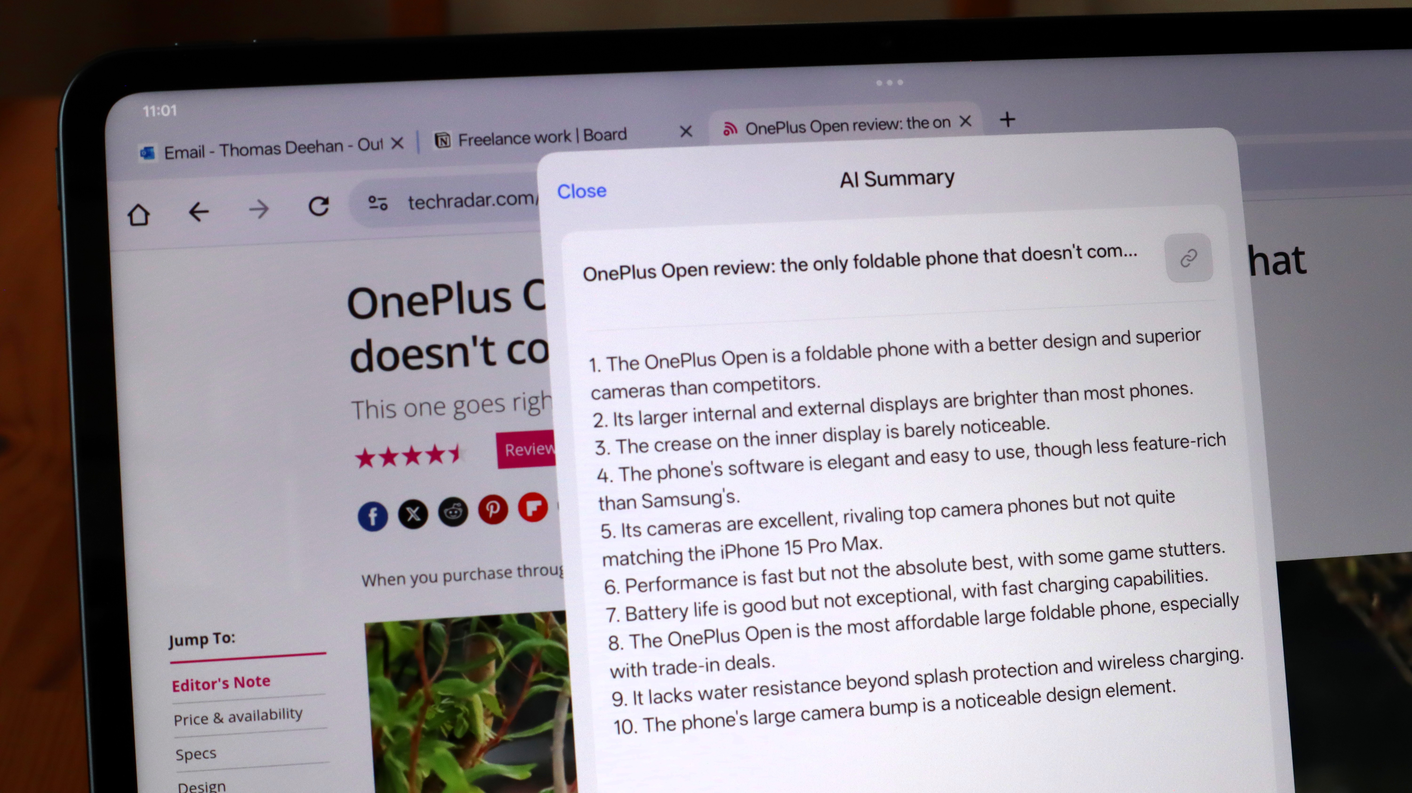 OnePlus Pad 3 close-up images