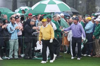 Jack Nicklaus and Tom Watson at the 2022 masters