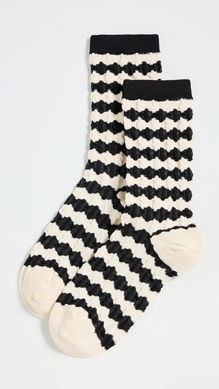 Stems Magic Texture Wool Blend Socks