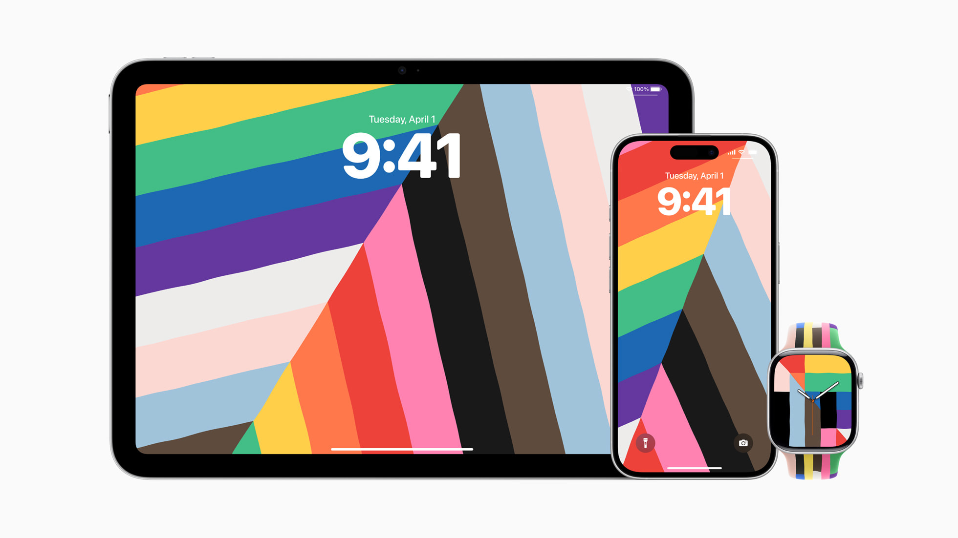 تصویر زمینه Pride Apple 2025 iPad ، iPhone و Apple Watch Pride