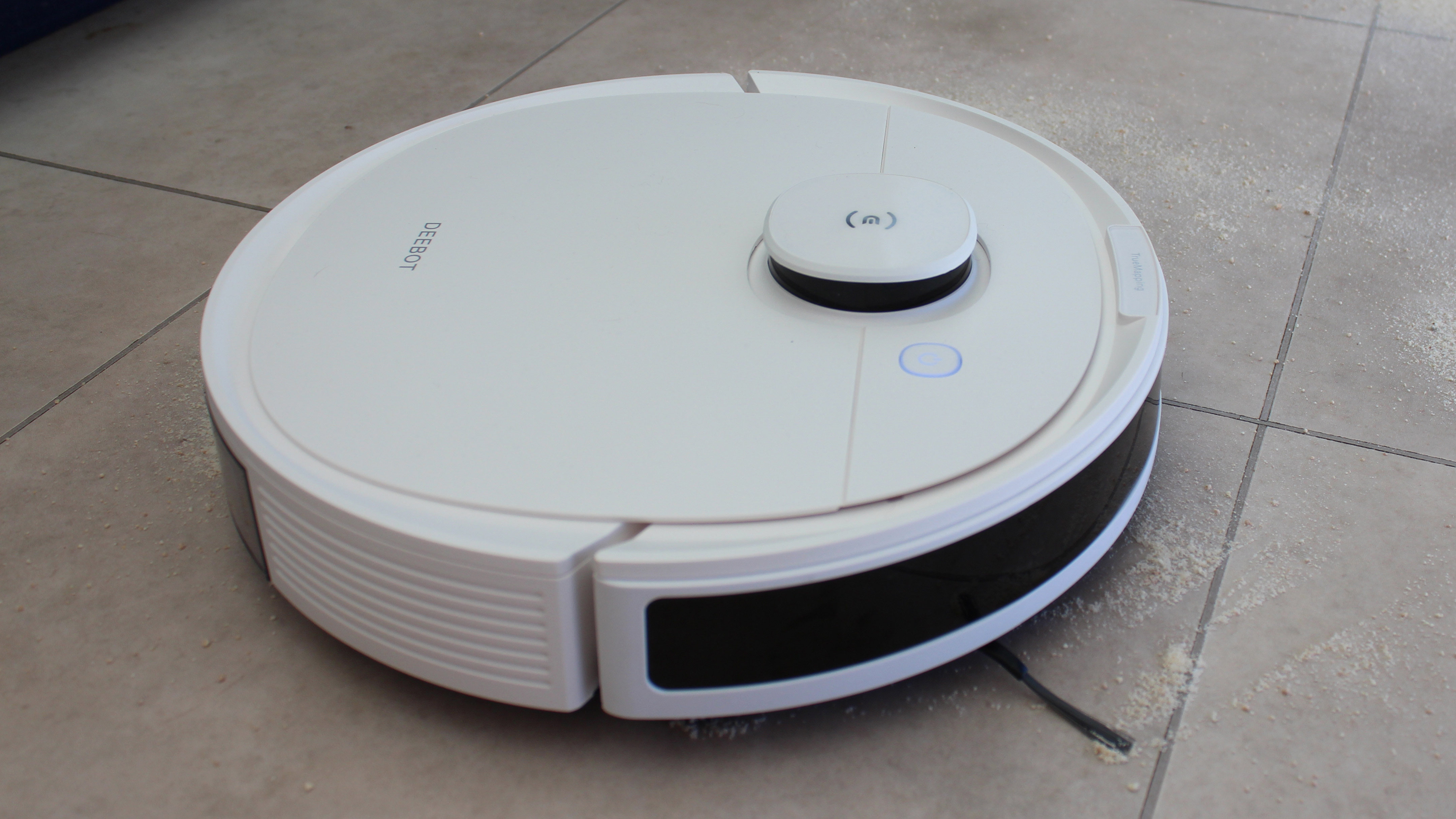 Ecovacs Deebot Ozmo N8+ on a tiled floor