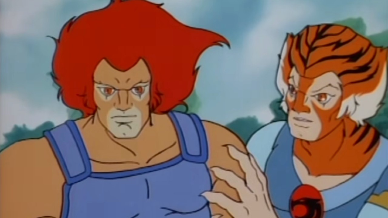 Lion-O and Tygra speak on Thundercats.