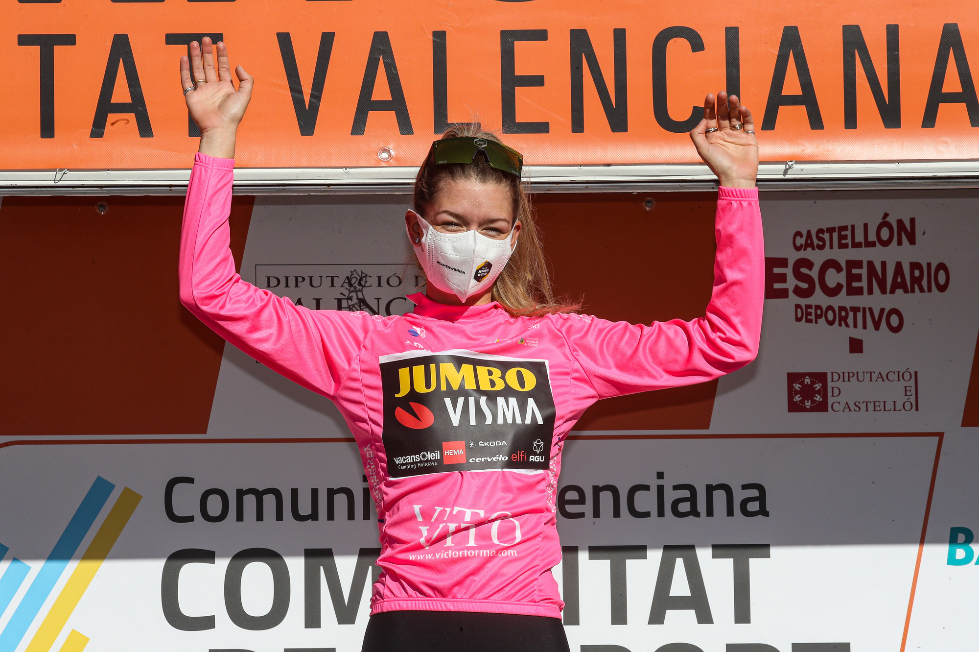 Volta Comunitat Valenciana Femines 2022 - 6th Edition - 4th stage Sagunt - Valencia 118 km - 20/02/2022 - Karlijn Swinkels (NED - Team Jumbo - Visma) - photo Gomez/SprintCyclingAgency©2022