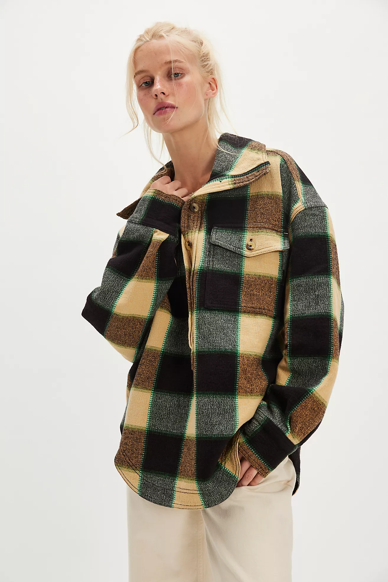 We the Free Wyoming Mornings Plaid Pullover