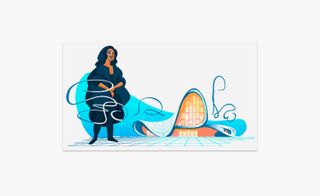 Celebrating Zaha Hadid doodle