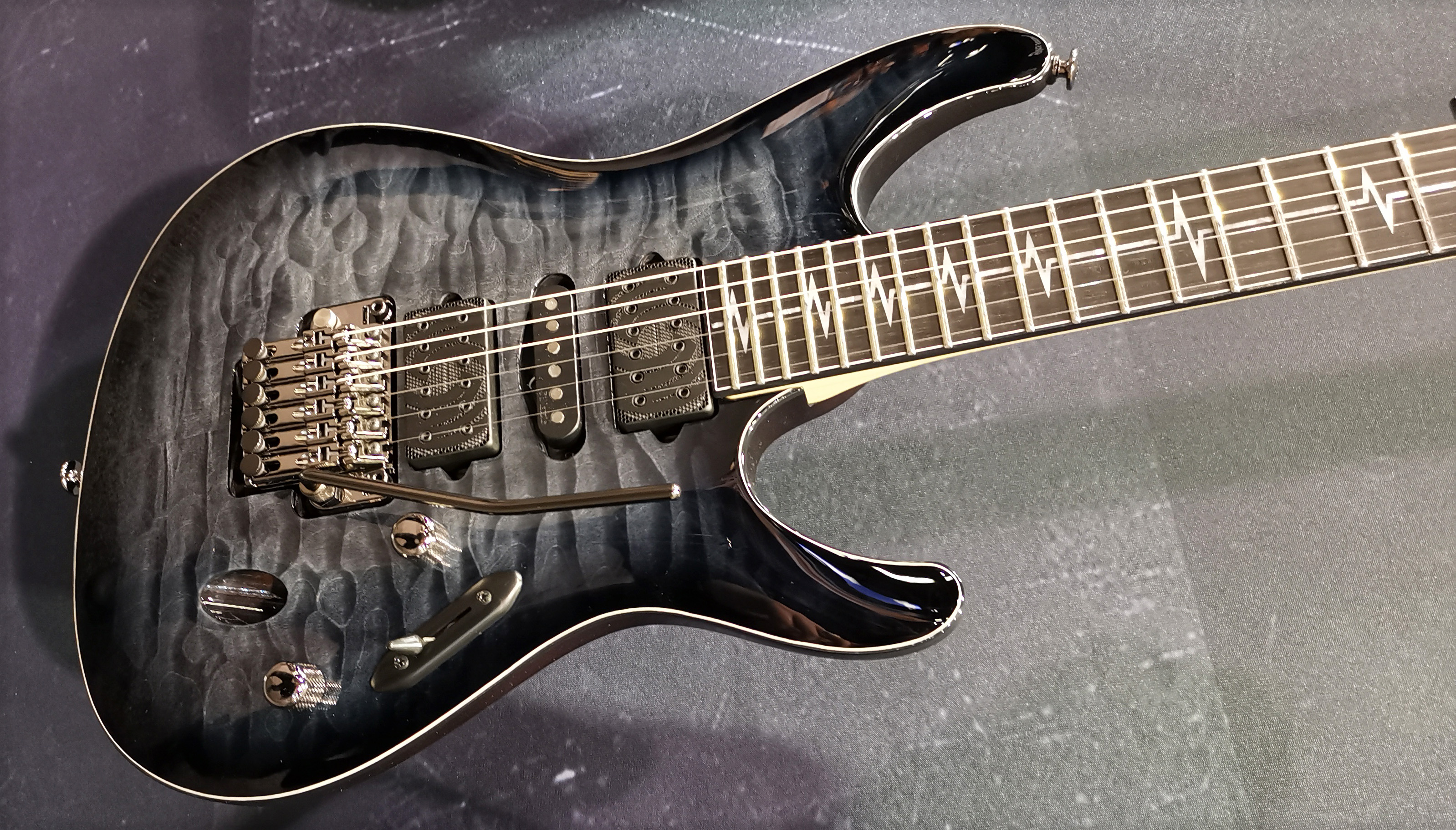 The brand new JIVA-X was a surprise addition to the Ibanez NAMM lineup 
