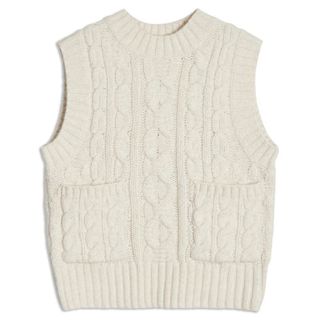 Albaray Cream Cable Pocket Tank