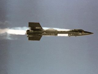 X-15 Launches from Mothership