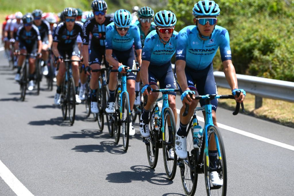 ETNA PIAZZALE RIFUGIO SAPIENZA ITALY MAY 10 Vadim Pronskiy of Kazahkstan and Team Astana Qazaqstan competes during the 105th Giro dItalia 2022 Stage 4 a 172km stage from Avola to Etna Piazzale Rifugio Sapienza 1899m Giro WorldTour on May 10 2022 in Etna Piazzale Rifugio Sapienza Italy Photo by Tim de WaeleGetty Images