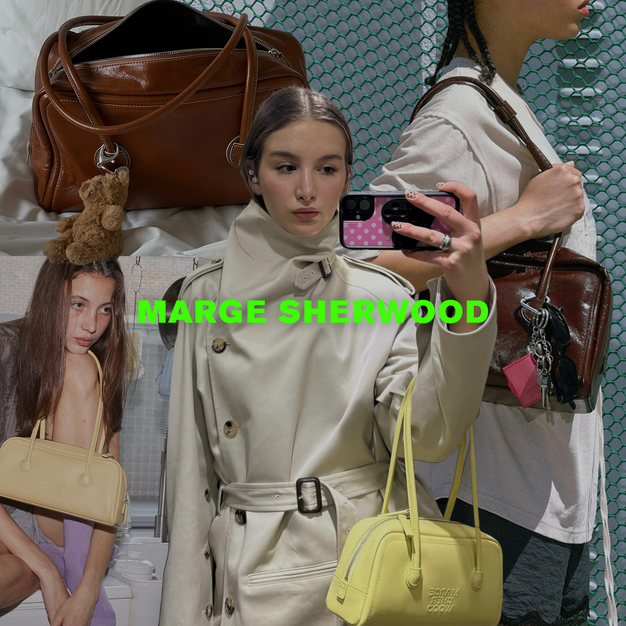 Collage of South korean Handbag Brands.