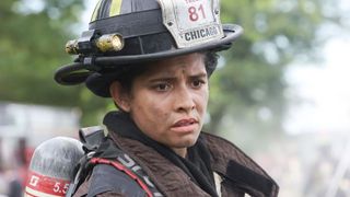 Miranda Rae Mayo as Stella Kidd in Chicago Fire season 11