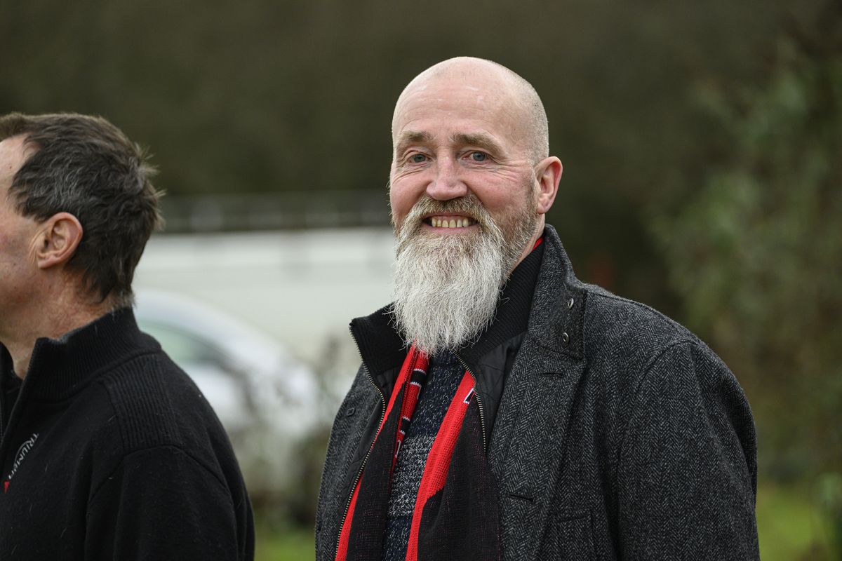 A man with a beard