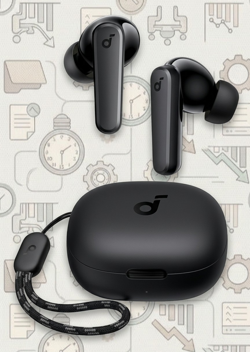 tech accessories under AU$50 on a patterned background
