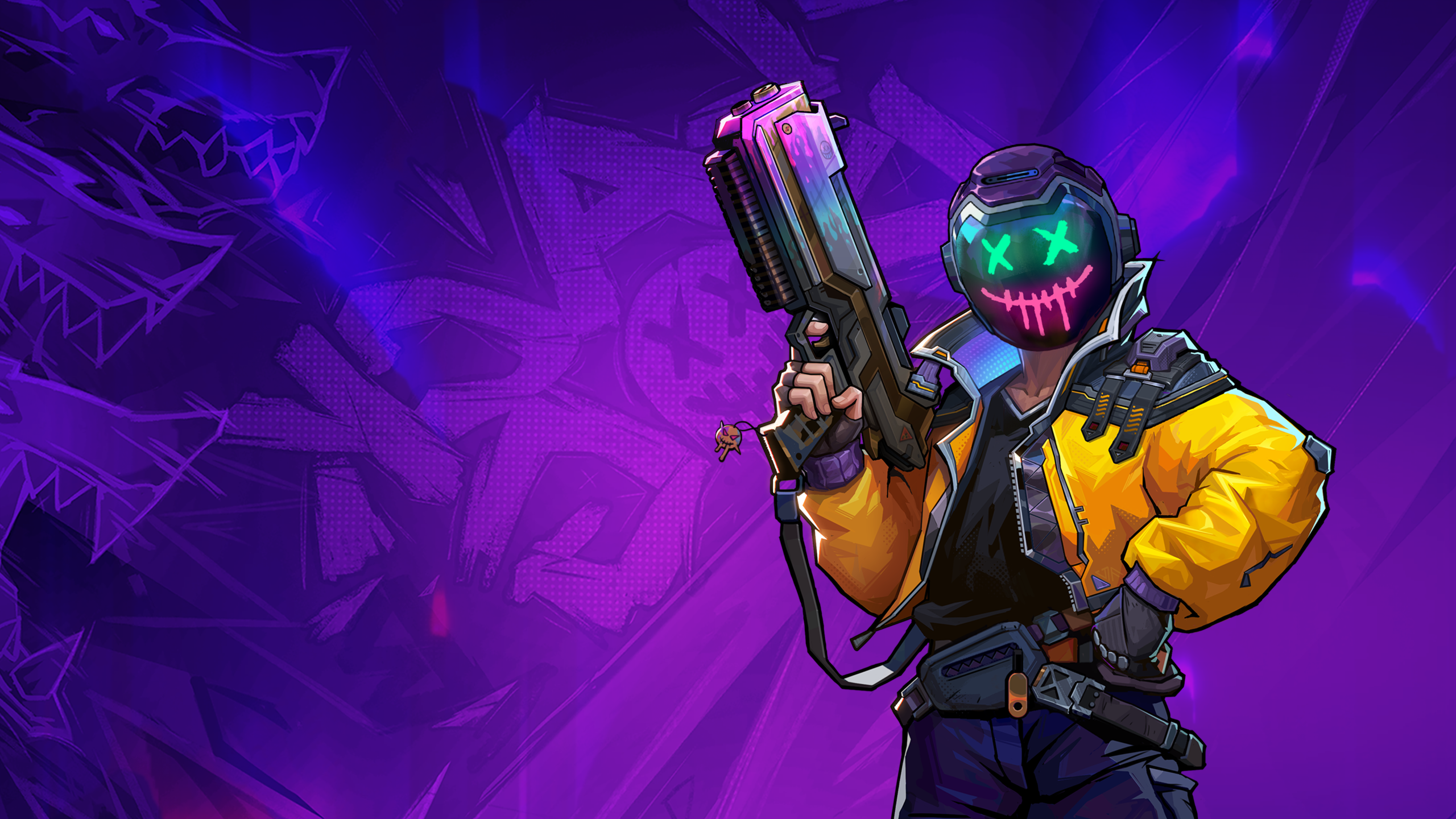 Key art from Neon Abyss 2