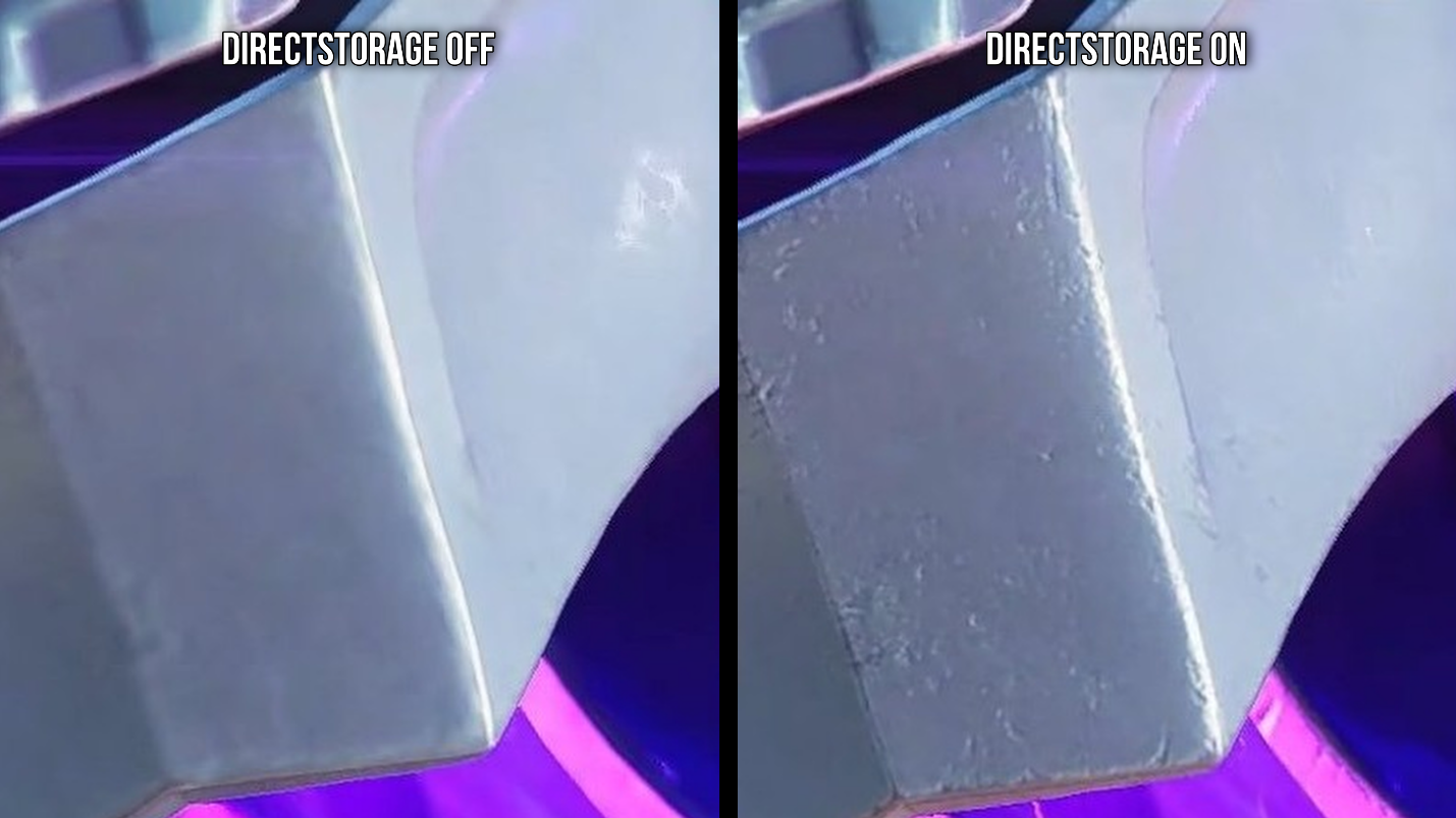 DirectStorage مع إلغاء الضغط GPU