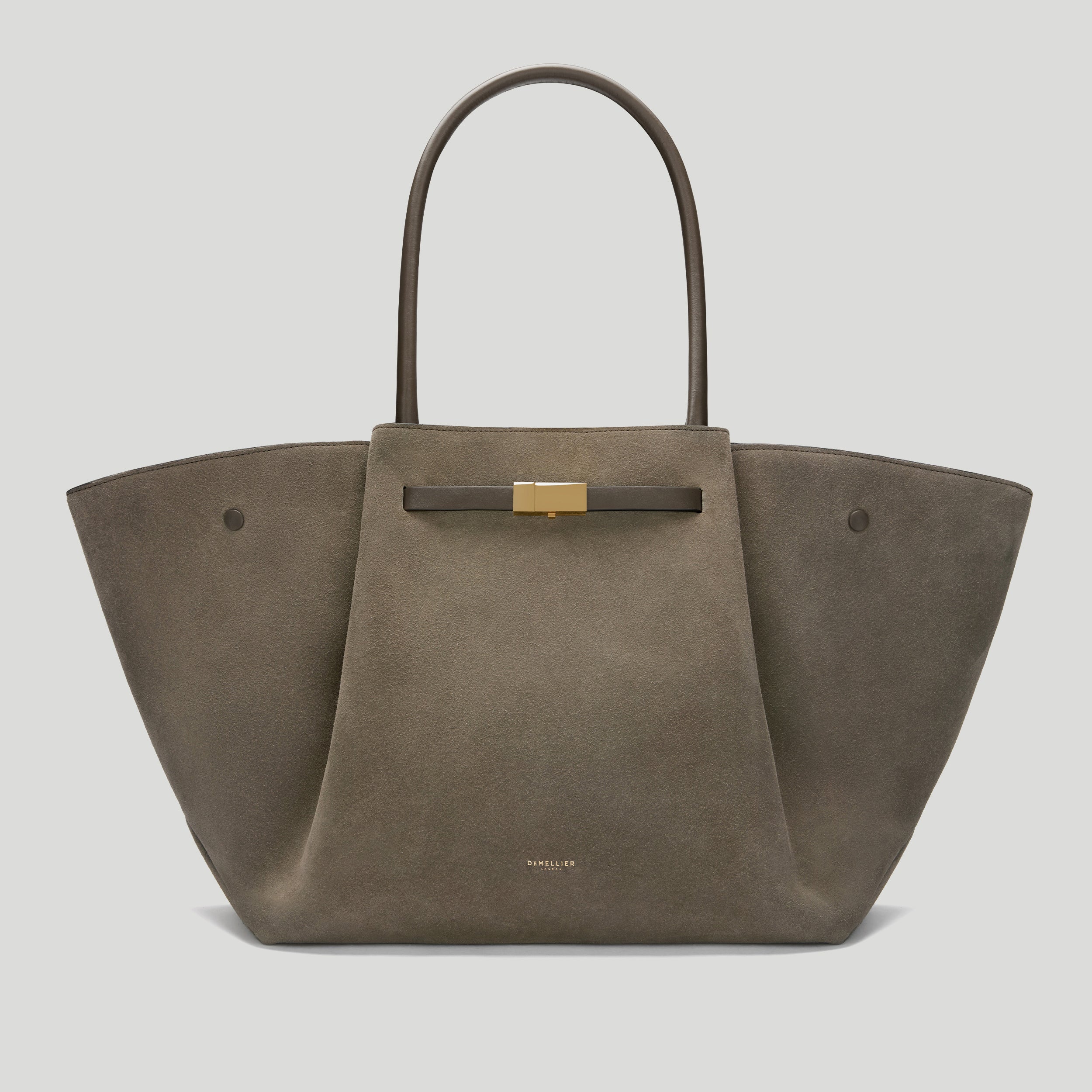 The New York | Deep Olive Suede &amp;amp; Deep Olive Smooth | Demellier