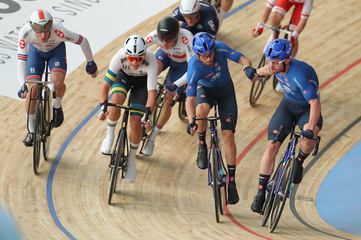 Men's Madison at the UCI Track World Championhips