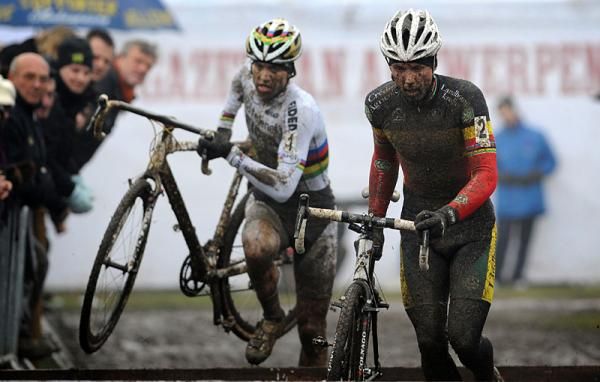 The battle came down to Sven Nys and Zdenek Stybar