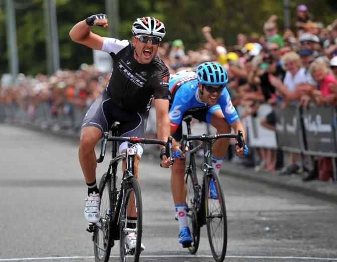 Hayden Roulston (Trek Factory Racing) wins the 2014 New Zealand nation road race title