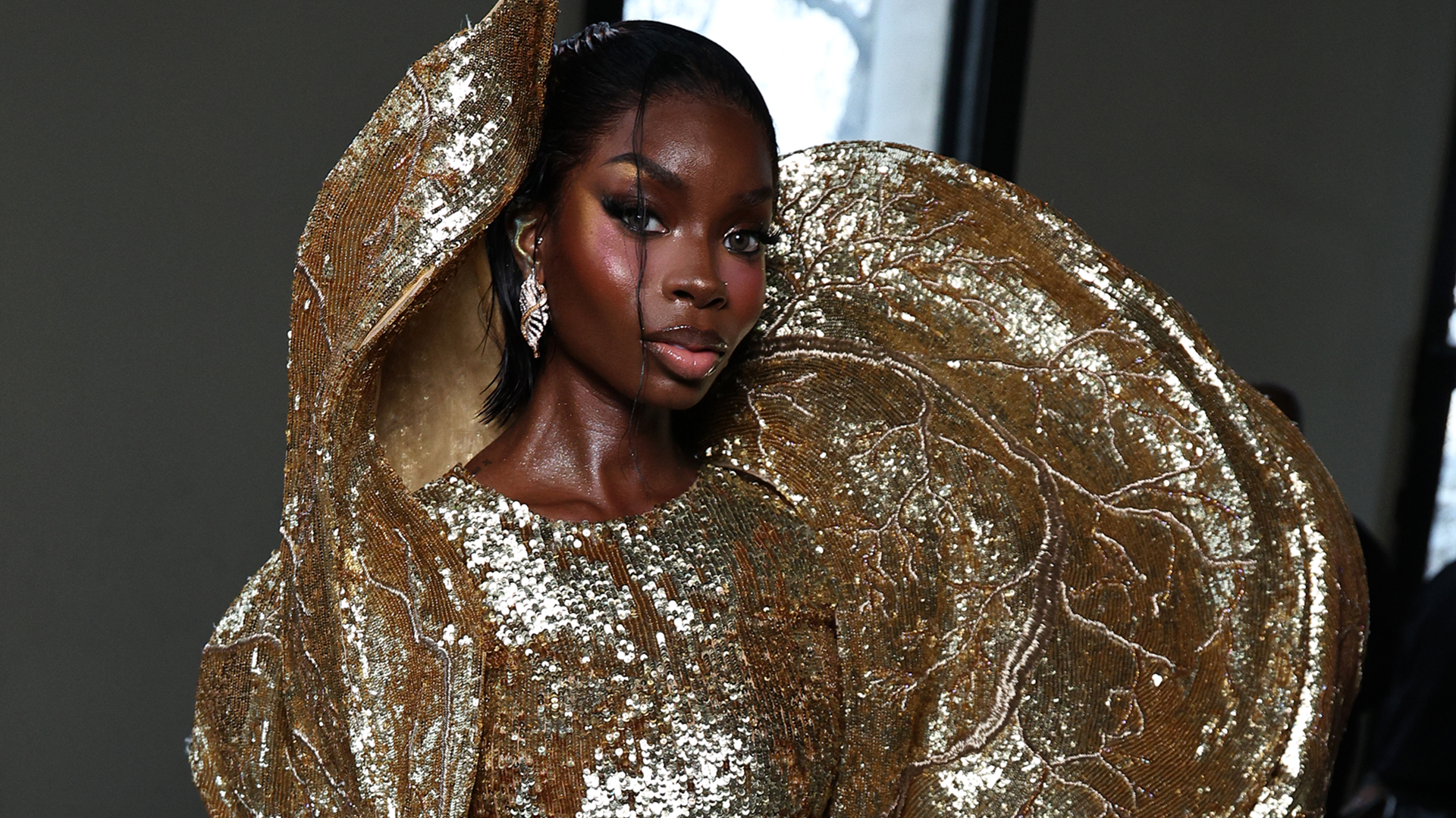 Olandria Carthen makes her Couture Week debut at Rahul Mishra's Spring 2026 show