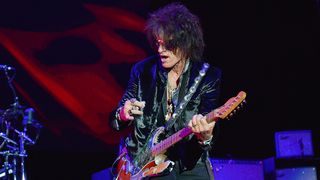 Joe Perry of Hollywood Vampires performs live on stage at Wembley Arena on June 20, 2018 in London, England