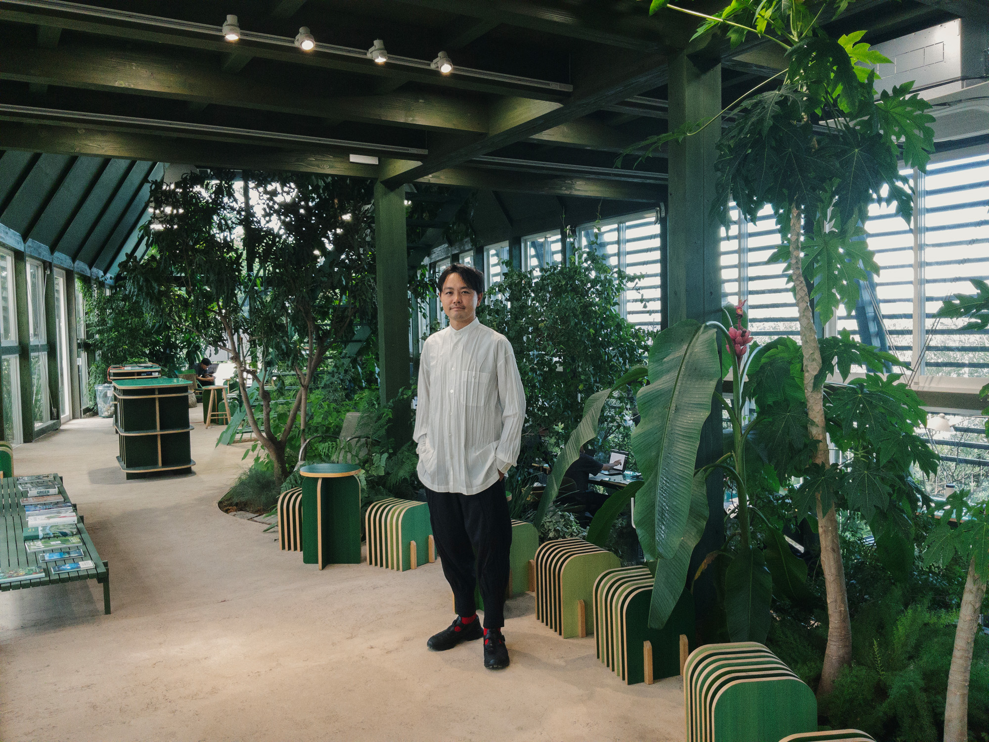 portrait of wallpaper* landscape architect directory 2025 in greenery