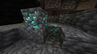 Minecraft deepslate diamond ore blocks