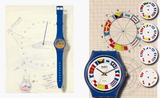 The ’Folon le Temps’ watch-schmid and muller swatch collection